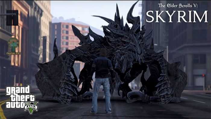 GTA 5 için Skyrim modu yaptılar!
