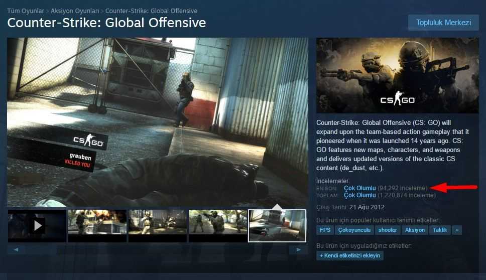 Steam kullanıcı inceleme sistemi güncellendi