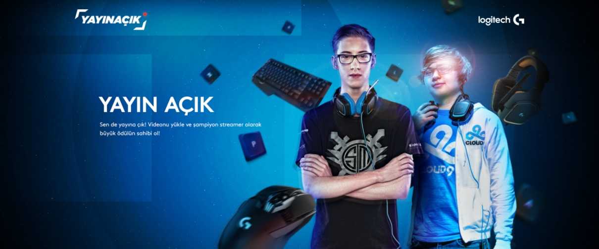 Logitech G, geleceğin streamer’larını “Yayınaçık” yarışmasıyla seçecek!