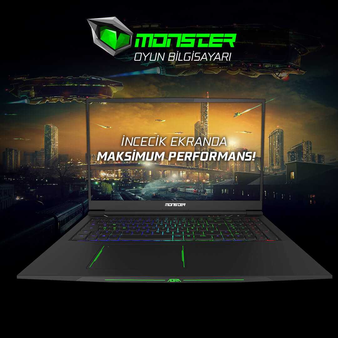 PC'ye Gelen Konsol Oyunlarını Monster Oyun Bilgisayarı Modelleriyle Oynayın