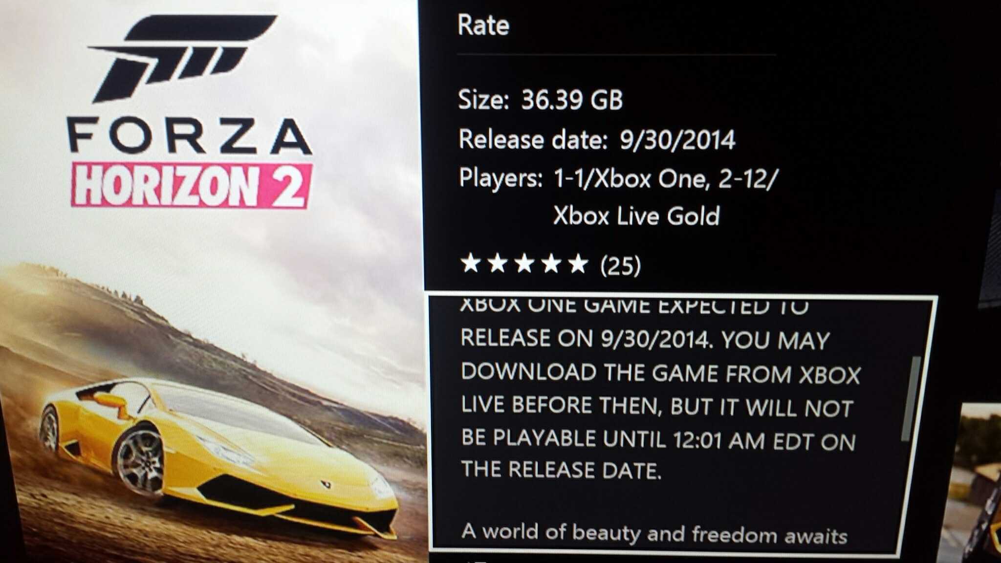 Forza horizon 2