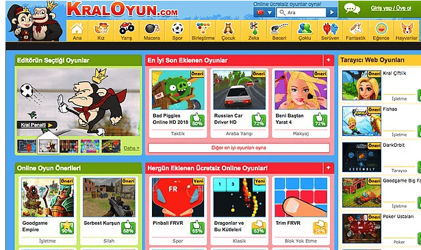 Türk Online Oyun Siteleri