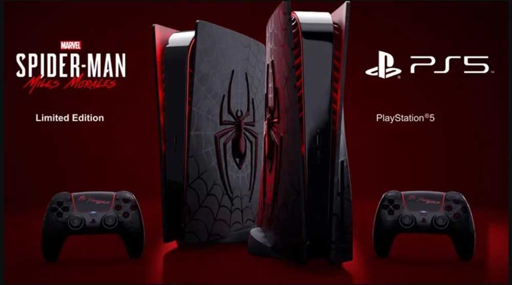 PlayStation 5 Spider-Man Miles Morales Özel Tasarım Çalışması