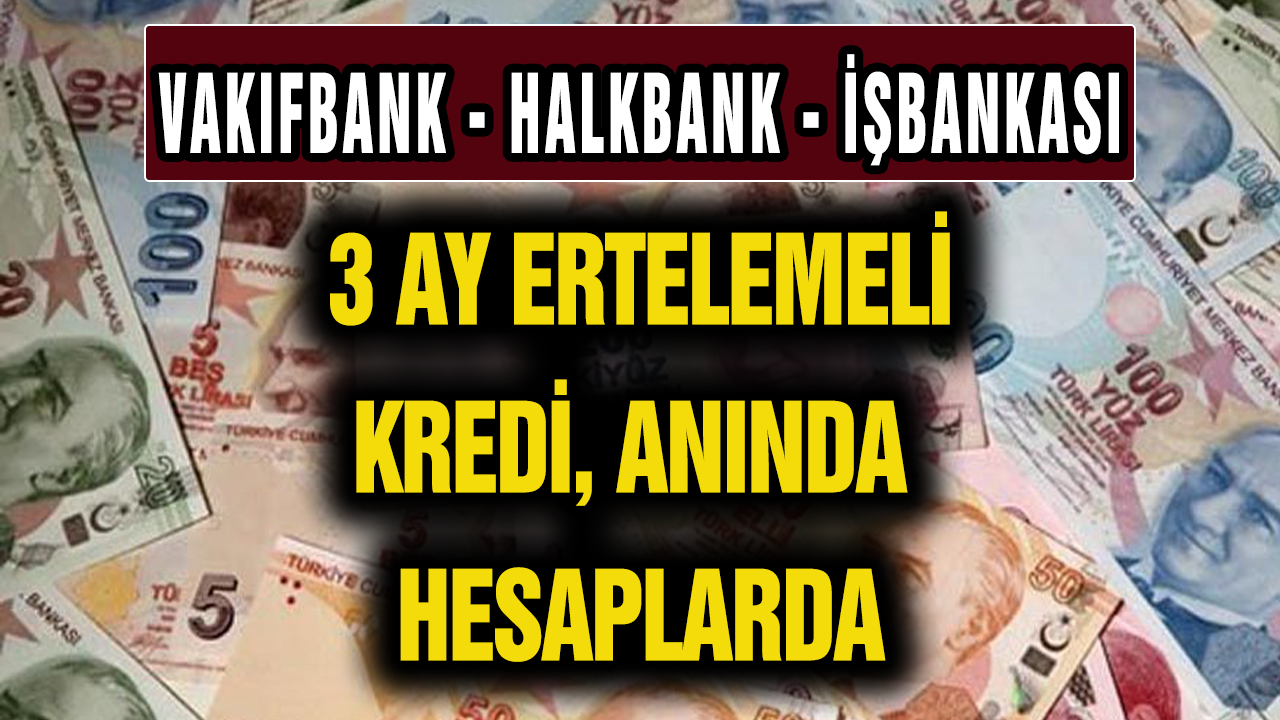 Vakıfbank, Halkbank, Ziraat Bankası ‘nın güncellenen kredi faiz rakamları ne kadar? İşte bankaların yenilenmiş kredi faiz rakamları...