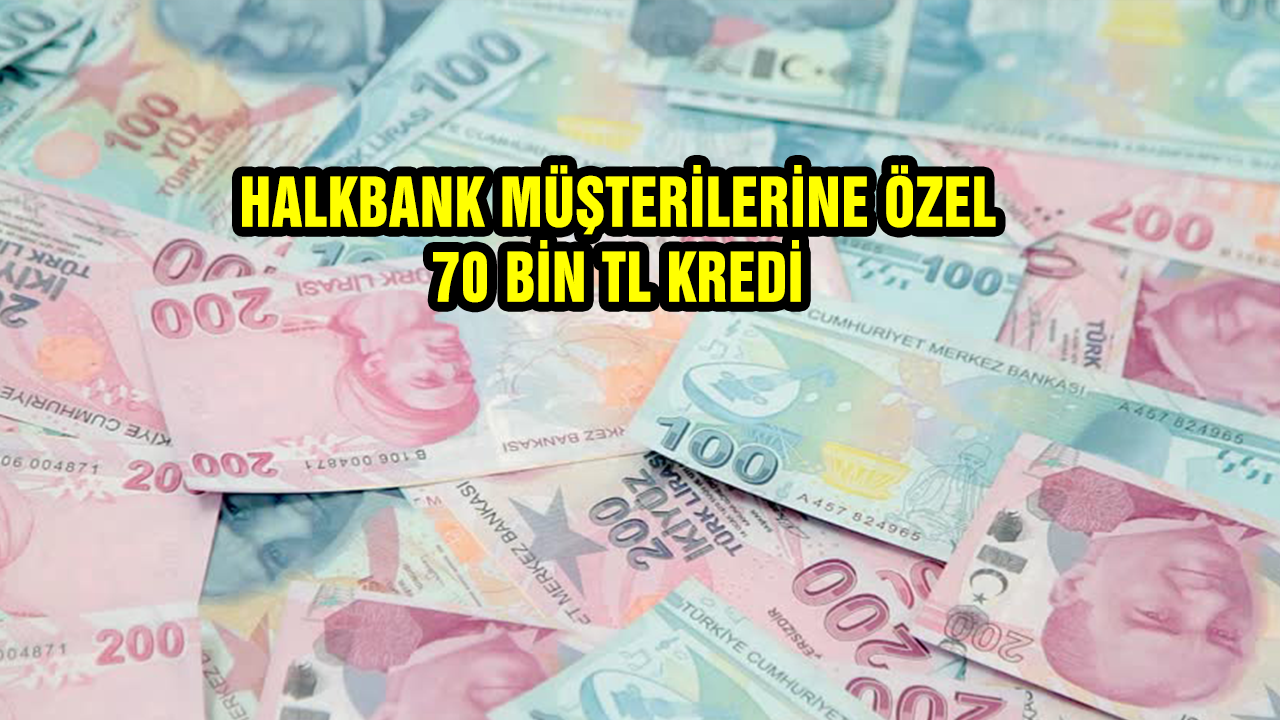 Halkbank bünyesinde kredi kampanyası! isteyen faizsiz bir şekilde 70.000 TL kredi den yararlanabilecek