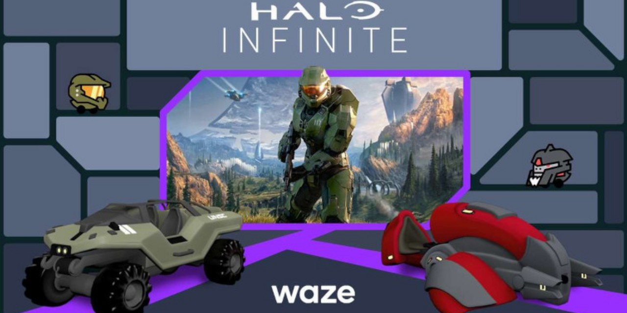Halo Infinite Teması Waze Navigasyon Uygulamasına Geldi