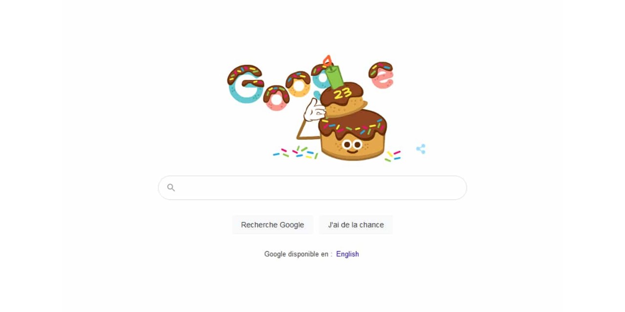 Google, Arama Motorunun 23. Yılını Kutluyor