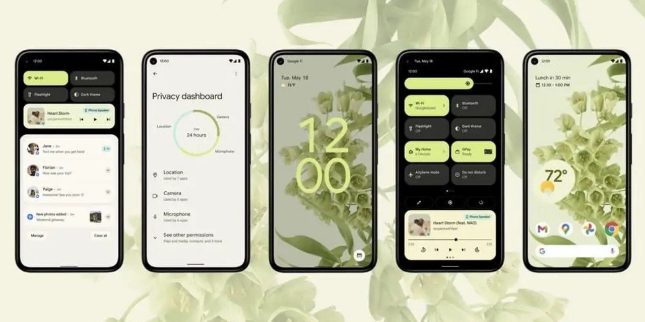 Android 12 Yayınlandı: İşte Yenilikler