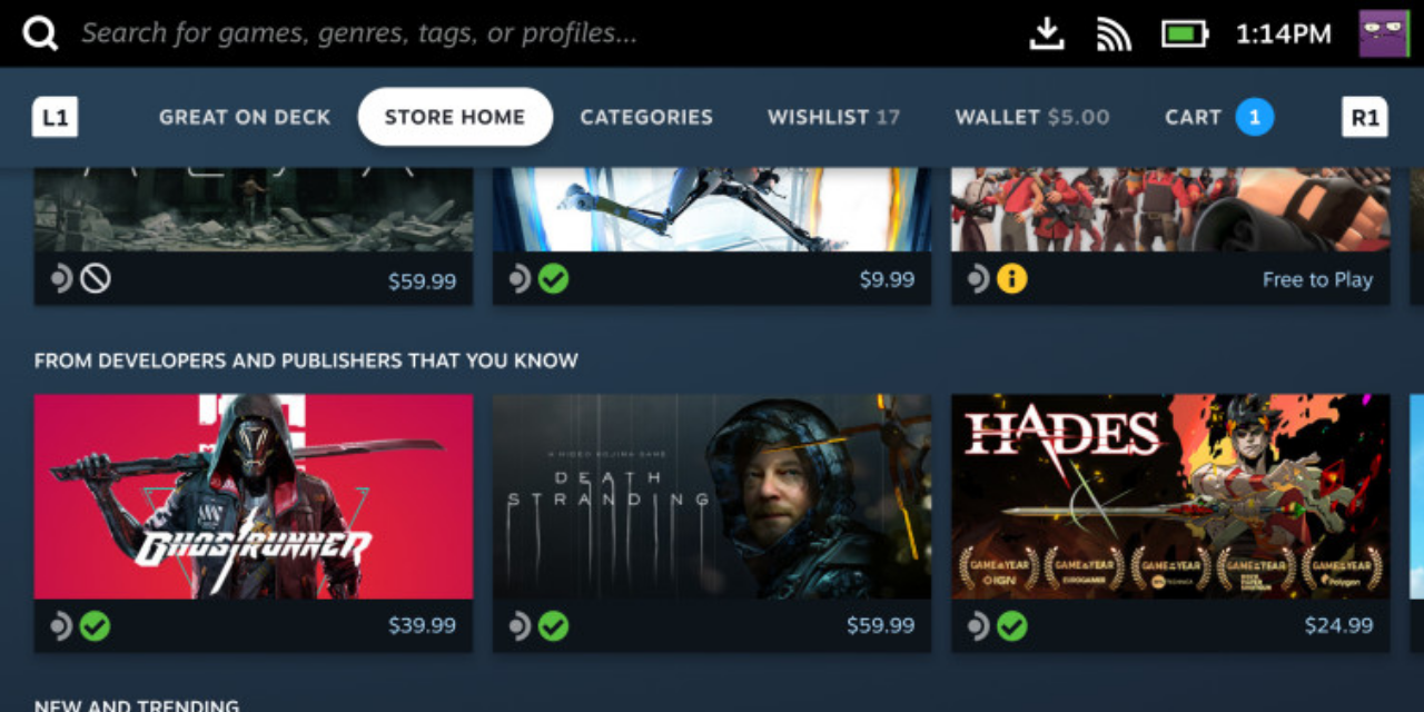 Valve, Steam Deck Uyumluluğunu Göstermek İçin Steam'deki Her Oyunu Test Ediyor