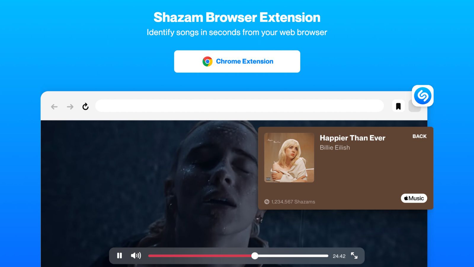 Shazam, Google Chrome Uzantısı Olarak Kullanıma Sunuldu