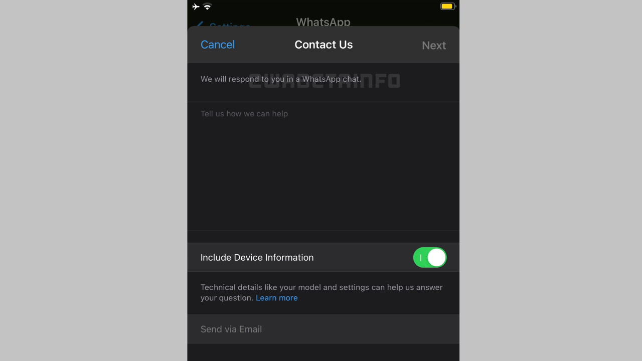 WhatsApp, Uygulama İçi Kullanıcı Şikayetlerini Ele Almaya Başlayacak