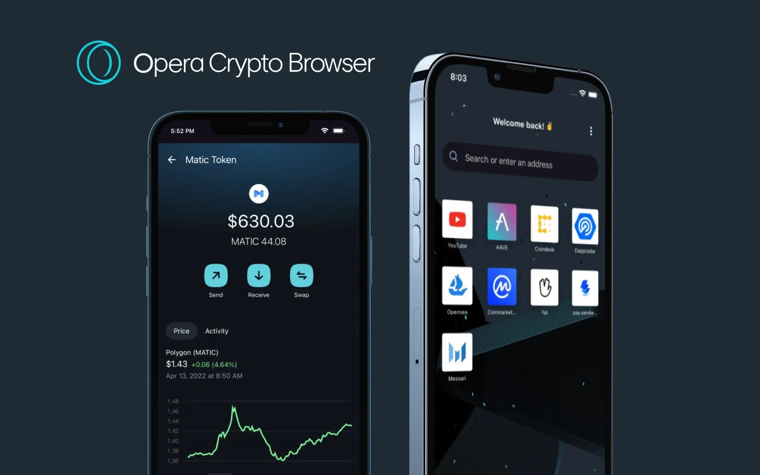 Opera, Web3 hizmetleri ve yerleşik cüzdan ile Crypto Browser'ı iOS'a getiriyor