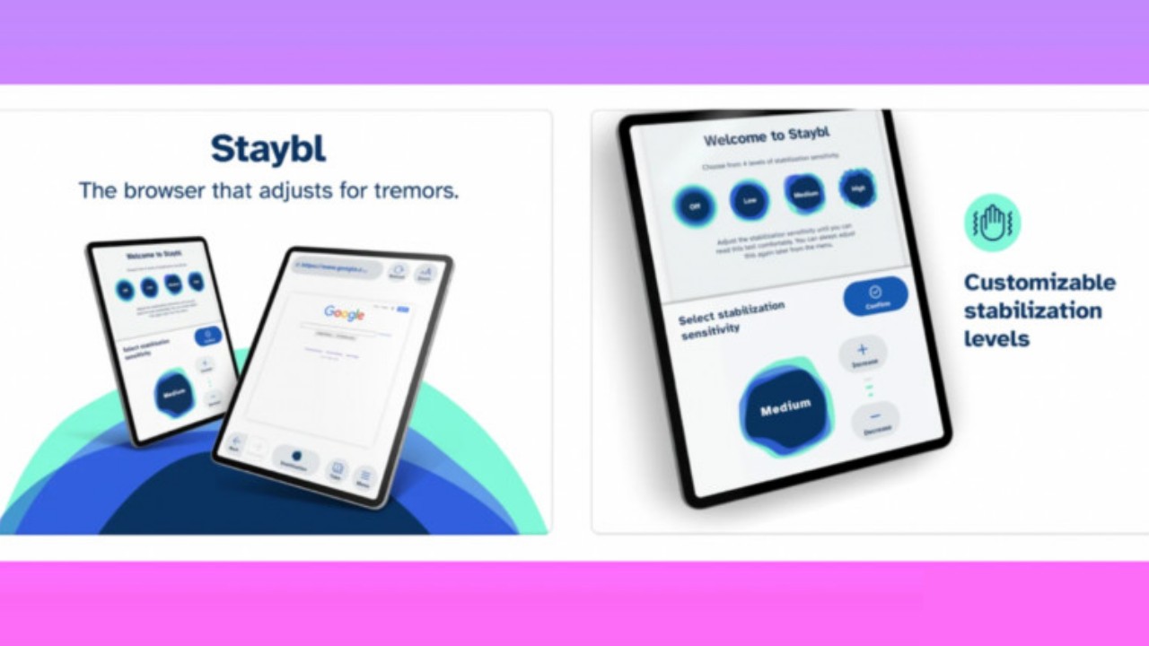 Bu web tarayıcısı, el titremesi olan kişilerin web'i kullanmasını kolaylaştırır