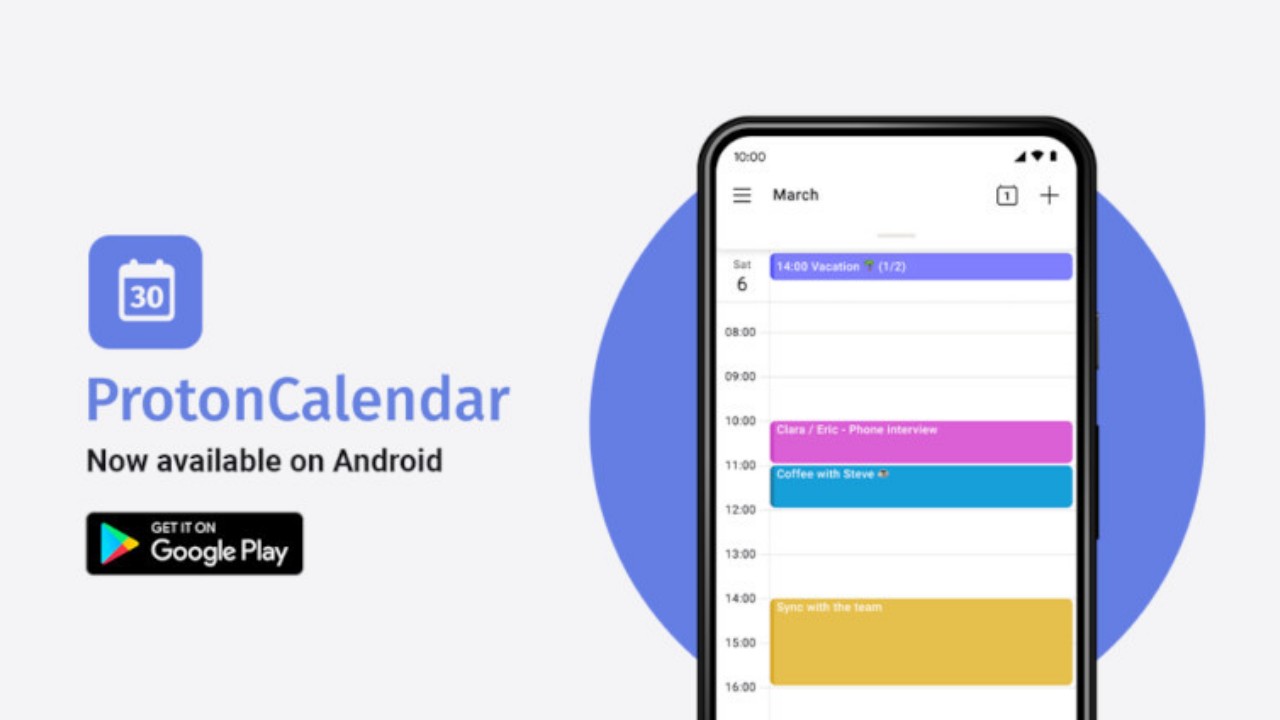Proton Calendar artık şifreli etkinliklere sahip Android cihazlarda kullanılabilir