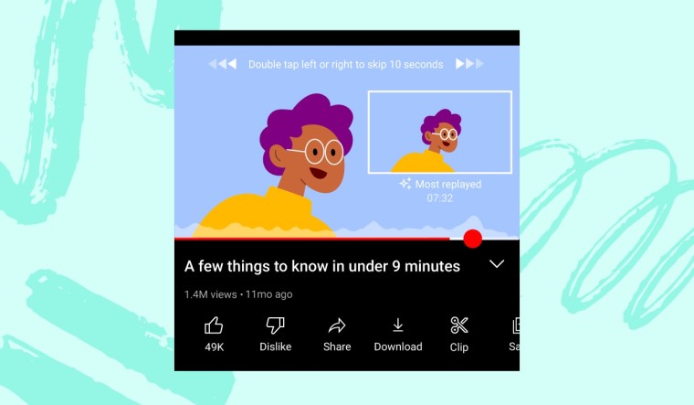 YouTube güncellemesi, videoların en çok izlenen bölümlerine ve daha fazlasına daha kolay erişim sağlar