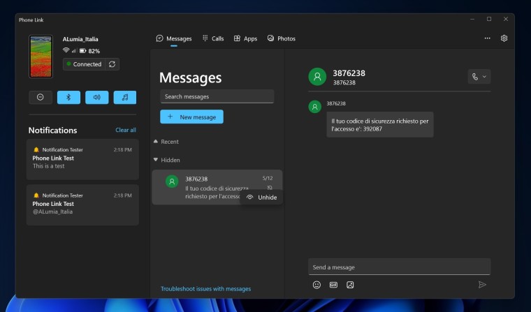 Bu yeni özellikler yakında Microsoft'un Phone Link uygulamasına gelecek