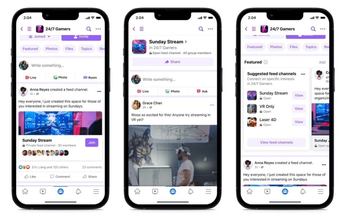 Facebook, Discord'u gruplar için yeni bir arayüzle kopyaladı