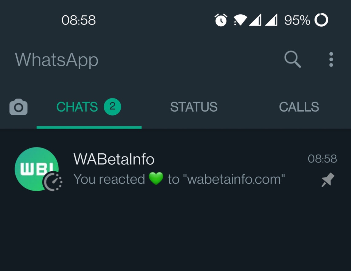 WhatsApp, Kullanıcıların Sohbet Listesindeki Mesaj Tepkileri İçin Yeni Önizlemeleri Test Ediyor