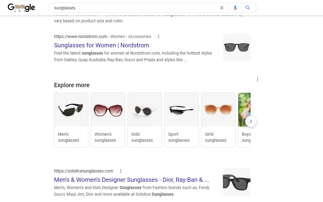 Google, Ürün Sorgularınızdan Herhangi Birinde Arama İyileştirmesine Daha Fazla Keşfet Eklemeyi Test Ediyor
