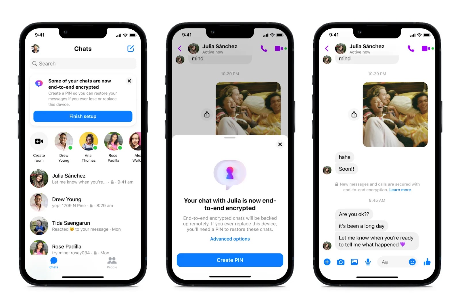 Facebook Messenger Uçtan Uca Şifreleme Yedeklemelerini Test Ediyor ve Metinlere ve Çağrılara Daha Fazla Güncelleme Getiriyor