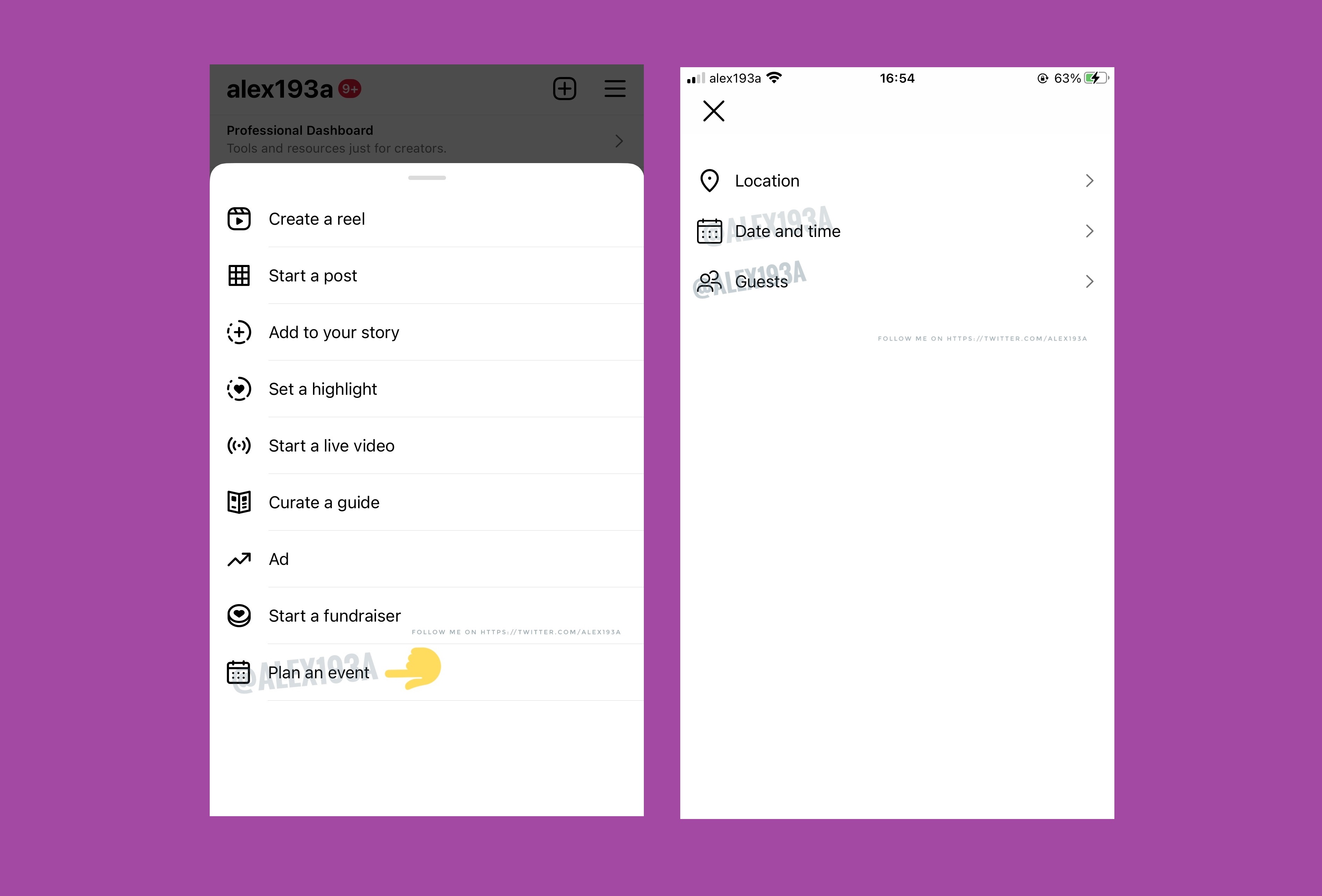 Instagram yeni bir plan ve etkinlik özelliği üzerinde çalışıyor