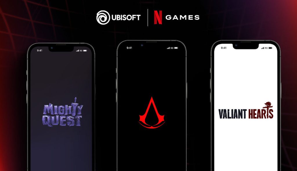 Netflix, 3 özel mobil oyun için Ubisoft ile ortak oldu