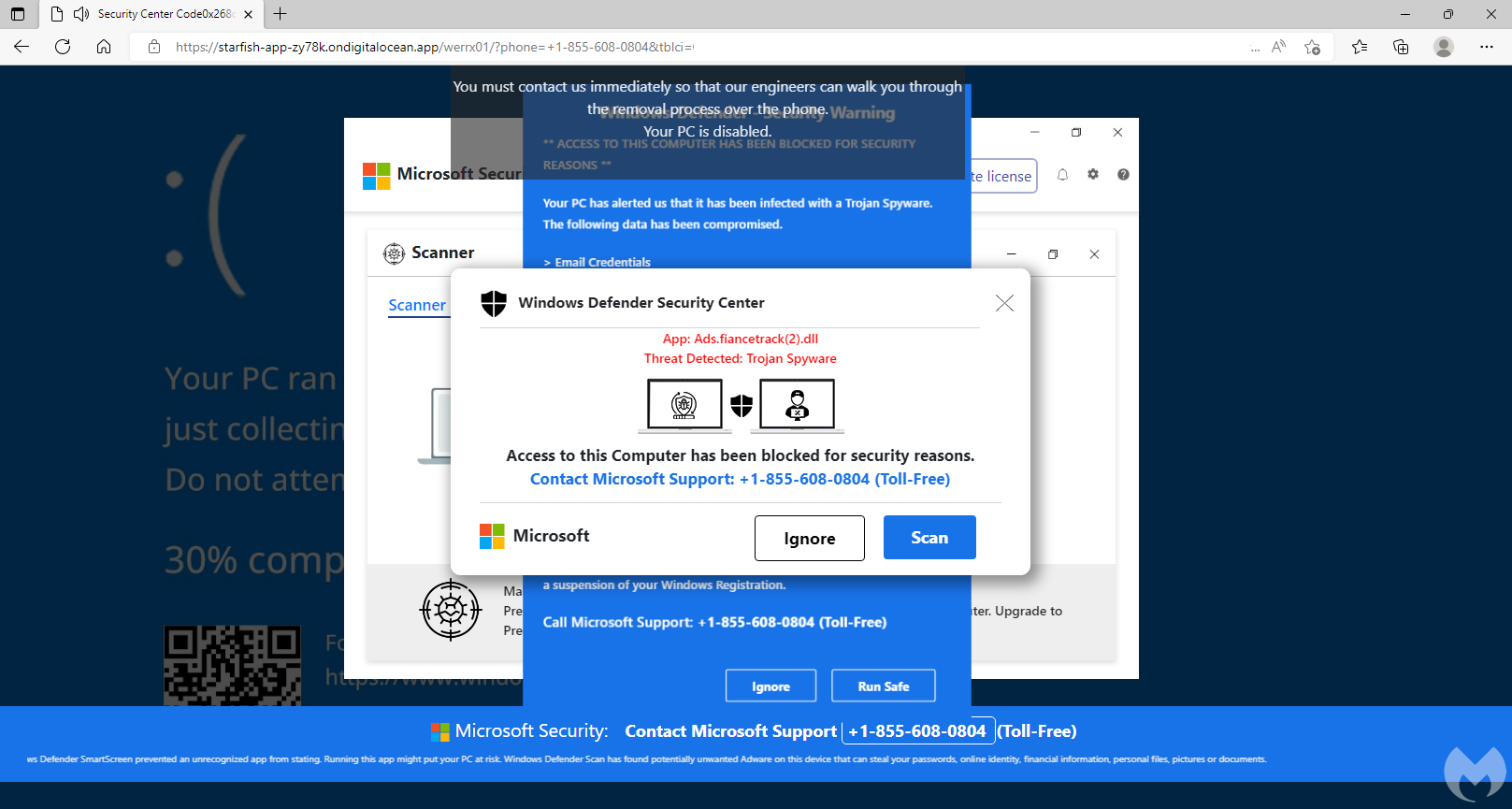 Dolandırıcılık reklamları kurbanlarını Microsoft Edge tarayıcısı üzerinden buluyor