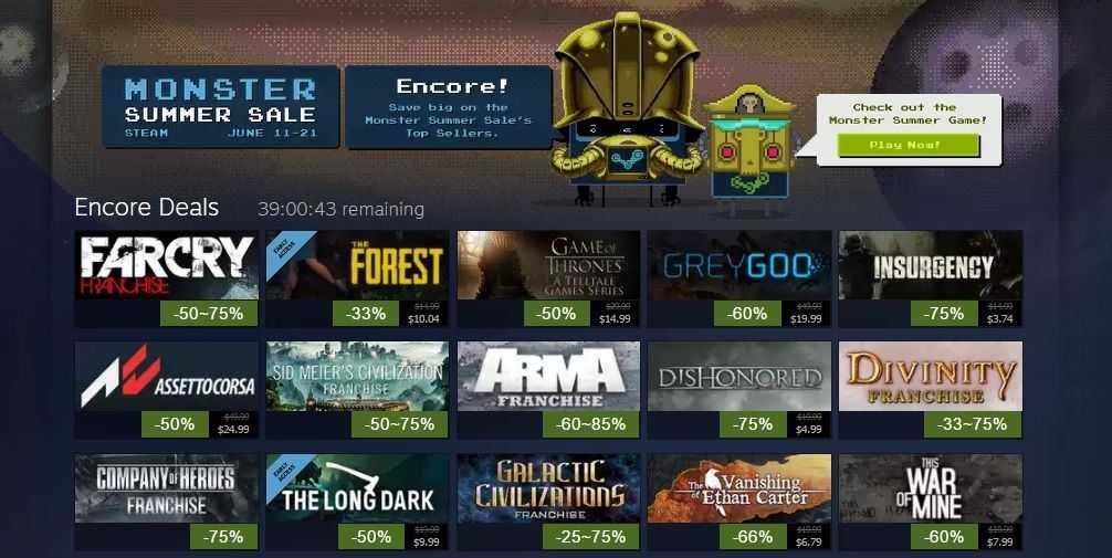 Steam yaz indirimlerinin en çok satan oyunları belli oldu!