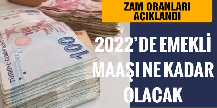 2022'de Emekli Maaşları ne kadar olacak ? Zam oranları belli oldu, bütün tablo burada
